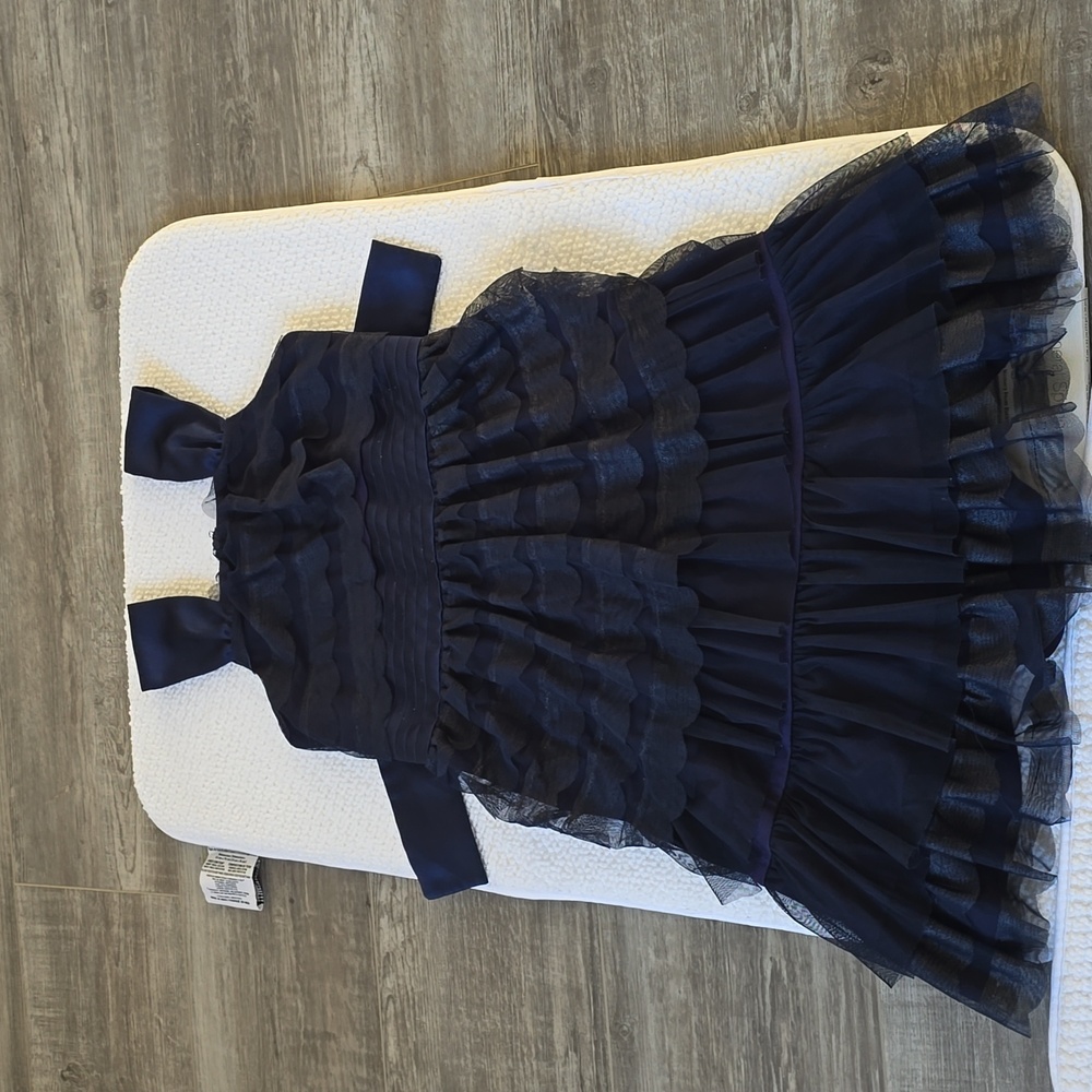 Girl's XL Navy Blue Dress